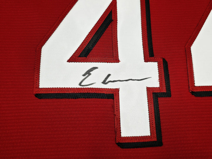 Cincinnati Reds Elly De La Cruz Signed Red Nike Jersey Size L Beckett Witness