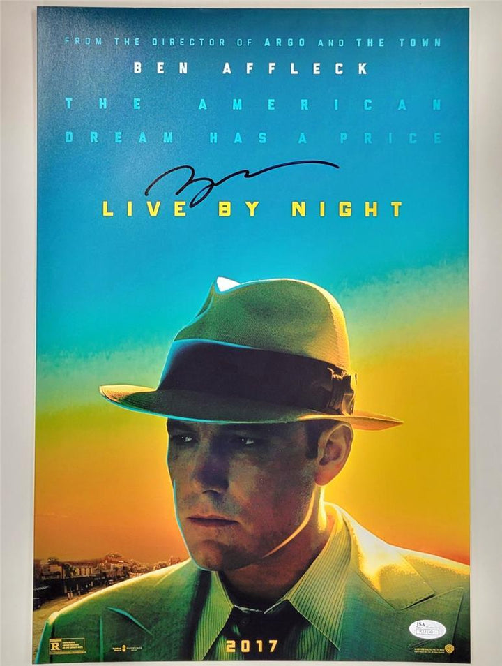 Ben Affleck signed Live by Night 12x18 photo poster autograph (A) ~ JSA sticker
