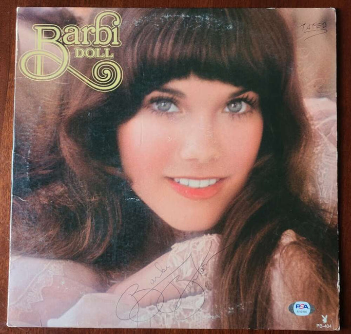 Barbi Benton JSA Coa Signed Barbi Doll Album Cover Autograph