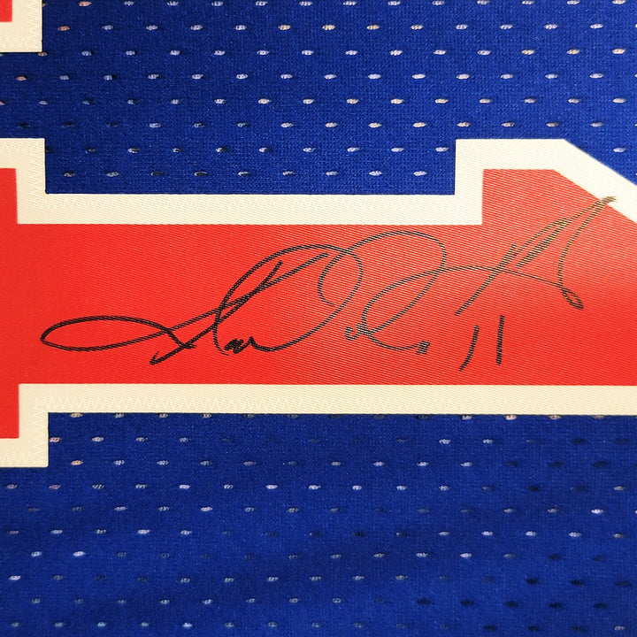 Jazz Karl Malone Auto Blue Authentic Mitchell Ness 1992 ASG Jersey Sz L Beckett