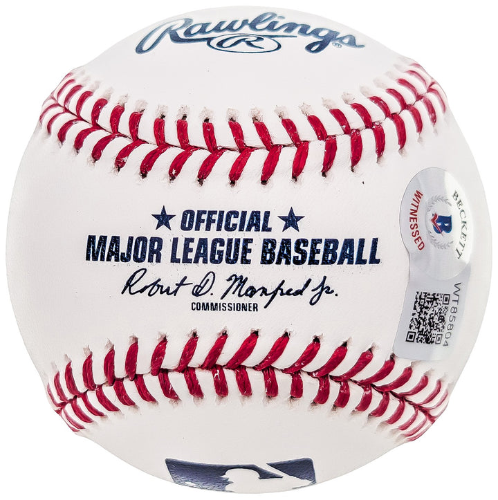 Ryan Howard Auto Signed Baseball Philadelphia Phillies "Phillies 04-16" Beckett