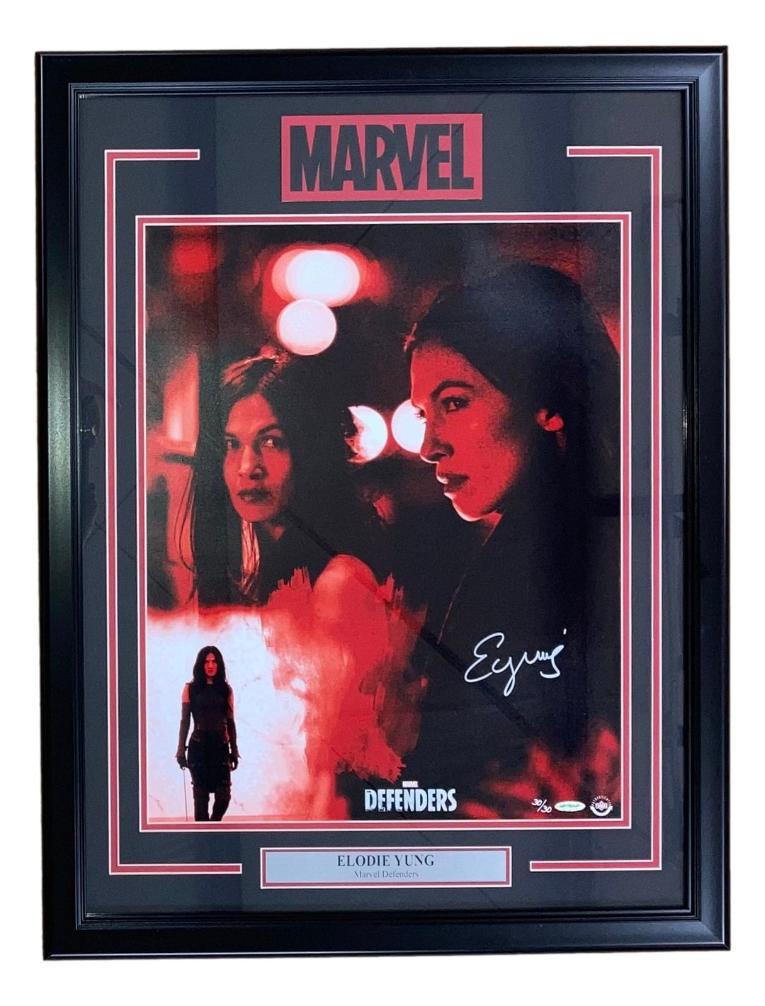 Elodie Yung Signed Framed 16x20 Marvel Defenders Photo UDA
