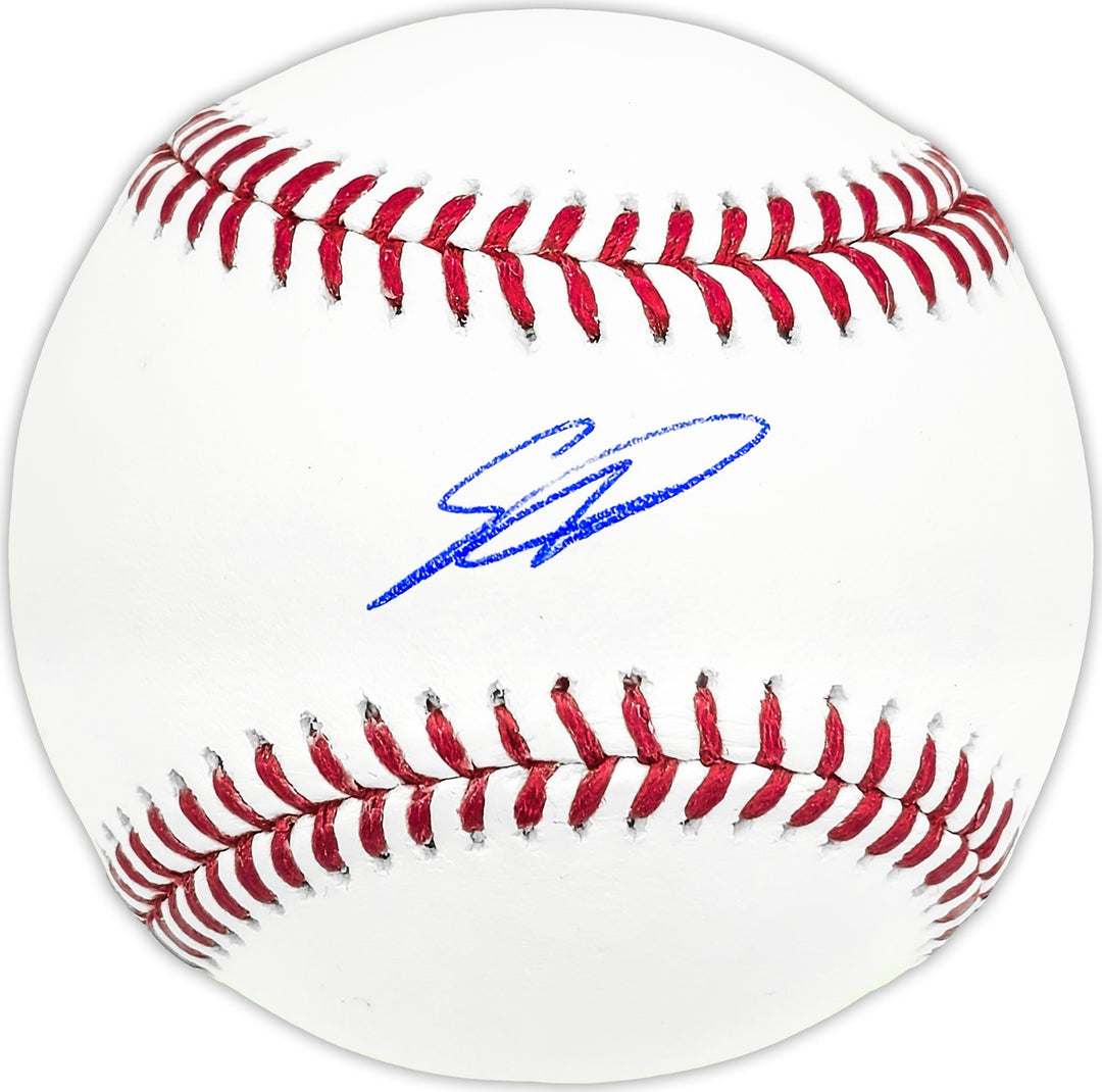 Sebastian Walcott Signed MLB Baseball Texas Rangers Beckett Witness