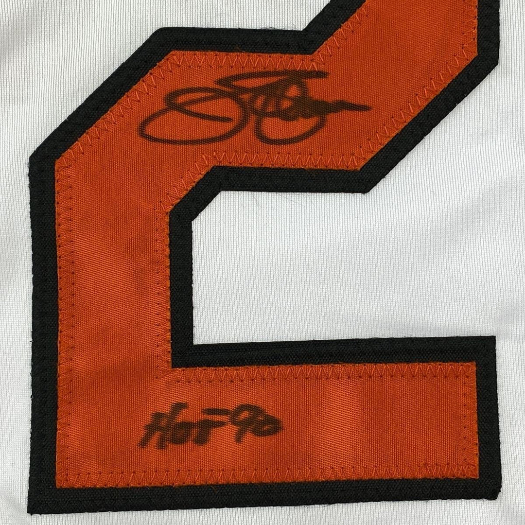 Autographed/Signed Jim Palmer HOF 1990 Baltimore White Jersey JSA COA