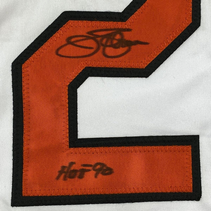 Autographed/Signed Jim Palmer HOF 1990 Baltimore White Jersey JSA COA