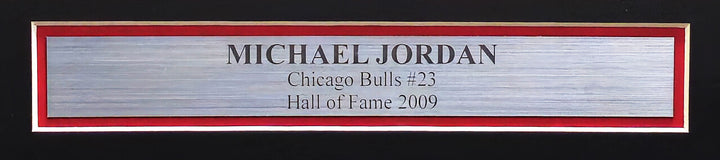 Michael Jordan Autographed Framed Nike Jersey Bulls Best Wishes JSA YY39497