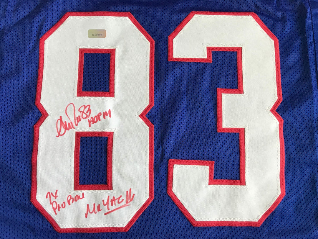 Andre Reed Signed Bills Jersey Inscribed x3 "Mr. Yac, HOF" COA Autograph Buffalo