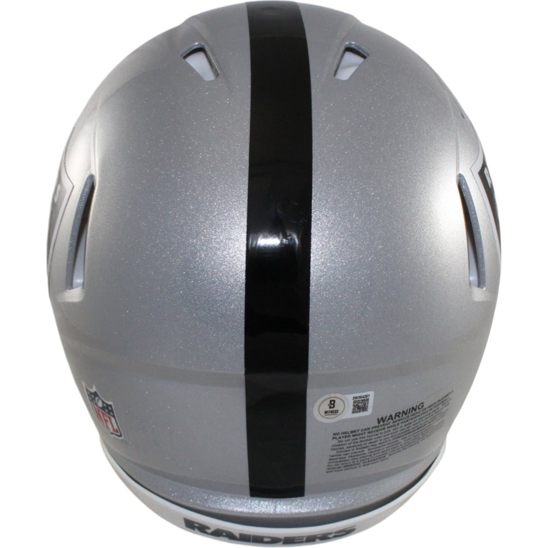 Ashton Jeanty Autographed Las Vegas Raiders Authentic Helmet Beckett WIT 55262