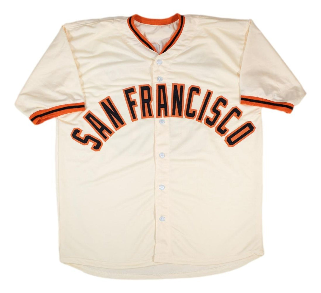 Hayden Birdsong San Francisco Signed Cream Baseball Jersey BAS
