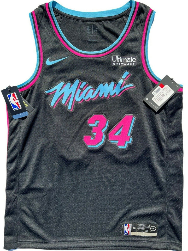 RAY ALLEN SIGNED MIAMI HEAT VICE CITY AUTHENTIC BASKETBALL JERSEY NIGHTS JSA