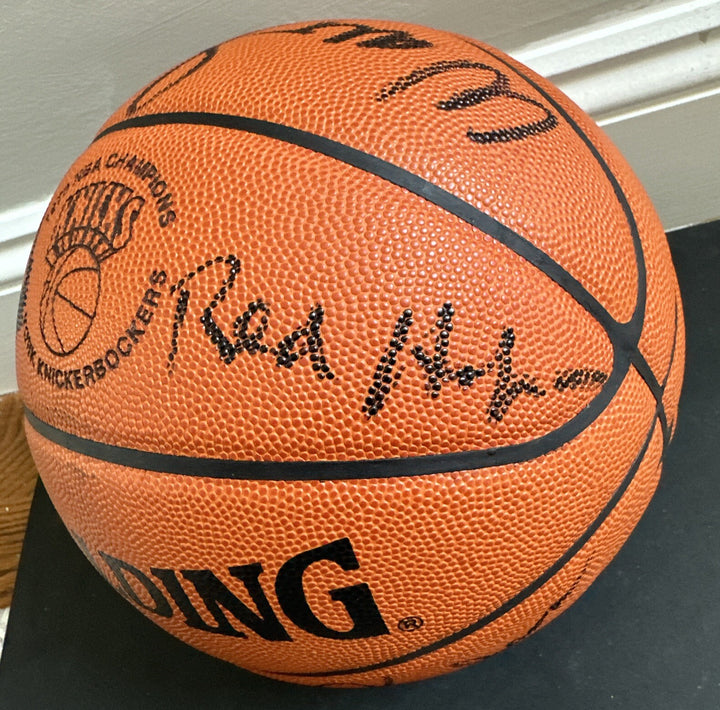 1969 70 NY Knicks Team Signed Nba Championship Basketball 8 auto Frazier Steiner