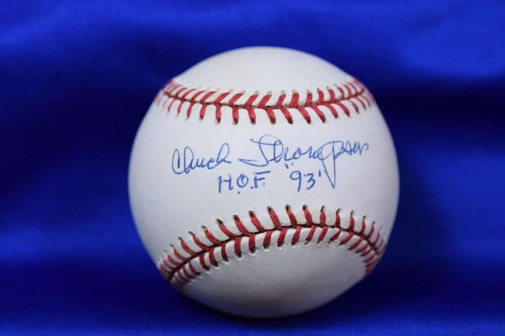 Chuck Thompson JSA COA Autograph American League OAL Signed Baseball HOF 93