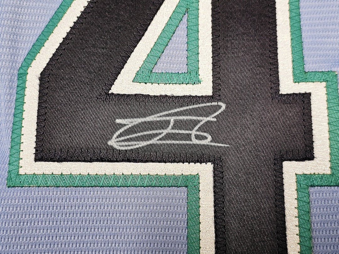 Seattle Mariners Julio Rodriguez Signed Light Blue Nike Jersey Size XXL Beckett