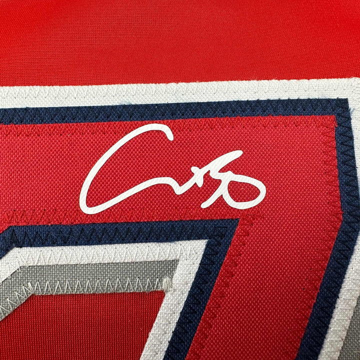 Facsimile Autographed Shohei Ohtani Los Angeles LA Anaheim Red Reprint Jersey XL