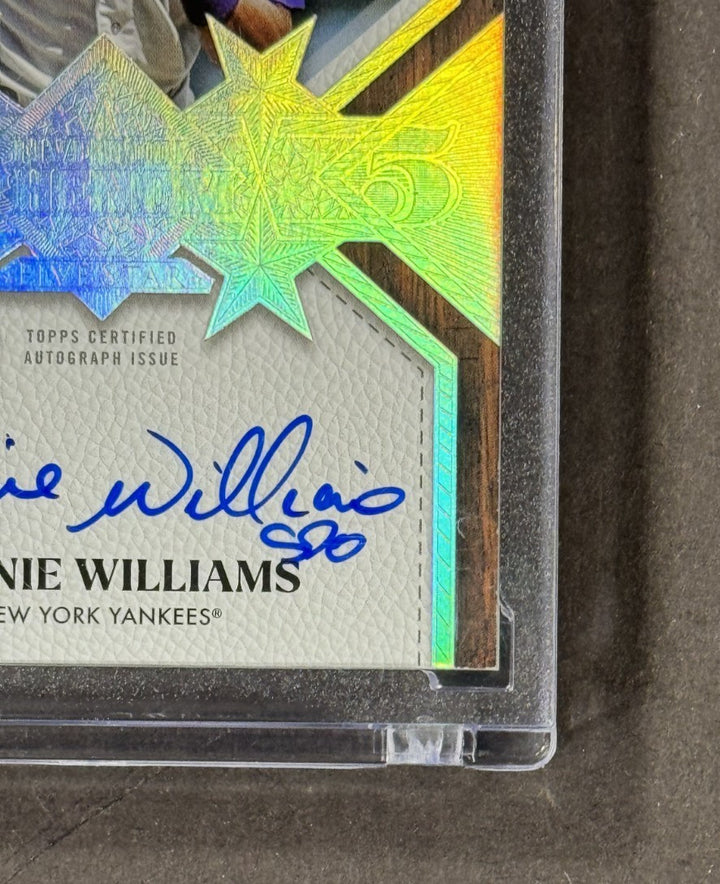 2025 Topps Five Star 5 Tool Phenom Auto Bernie Williams /50 Encased Yankees Mint