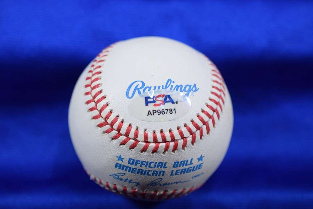 Ken Griffey Jr Sr PSA DNA Autographed American League OAL Signed Baseball