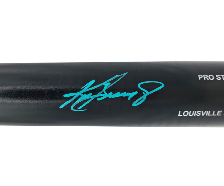 Ken Griffey Jr. Signed Black Louisville Slugger Pro Stock Bat Mariners