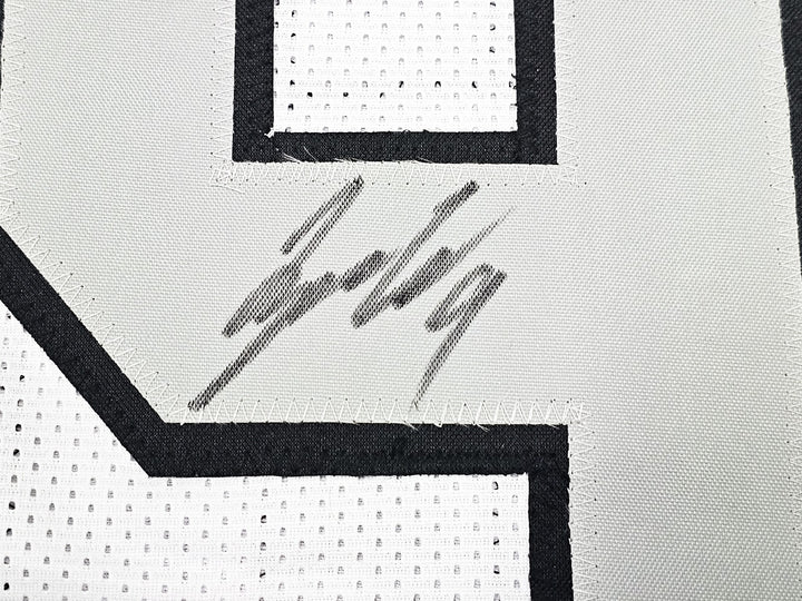 Las Vegas Raiders Tyree Wilson Auto Signed White Color Rush Jersey Beckett Wit