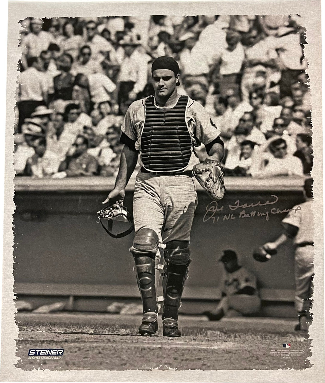 Joe Torre signed St. Louis Cardinals 22x26 Canvas/Photo NL Batting Champ-Steiner