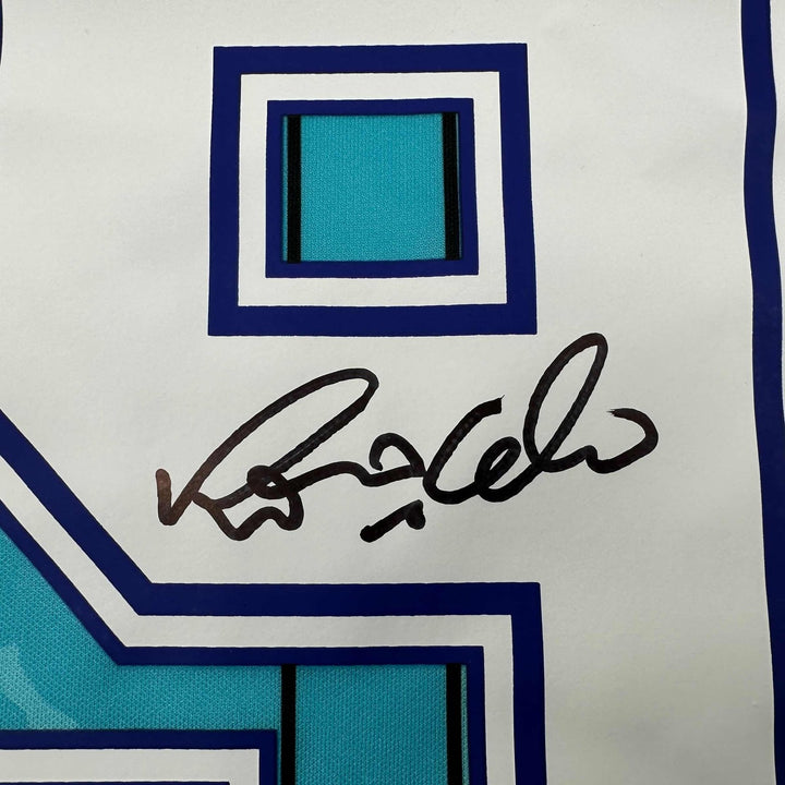 Autographed/Signed Ronaldo Nazario FC Barcelona 1996-97 Teal Jersey BAS COA