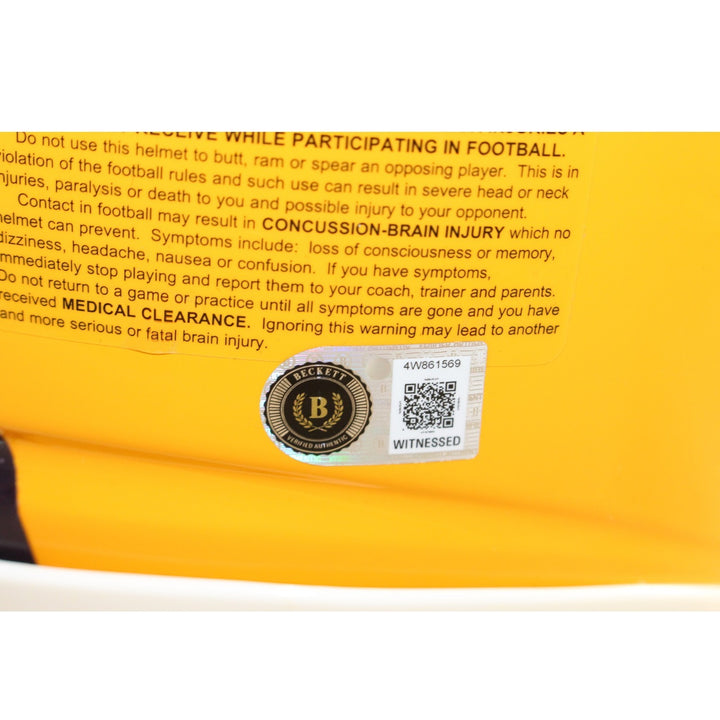 Justin Jefferson Autographed LSU Tigers SpeedFlex Helmet Beckett WIT 57901