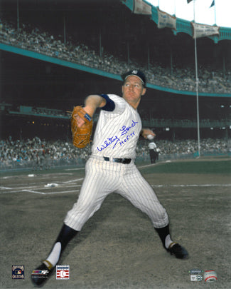 Whitey Ford signed New York Yankees MLB 16x20 Photo w/ HOF 74 Insc- MLB Hologram