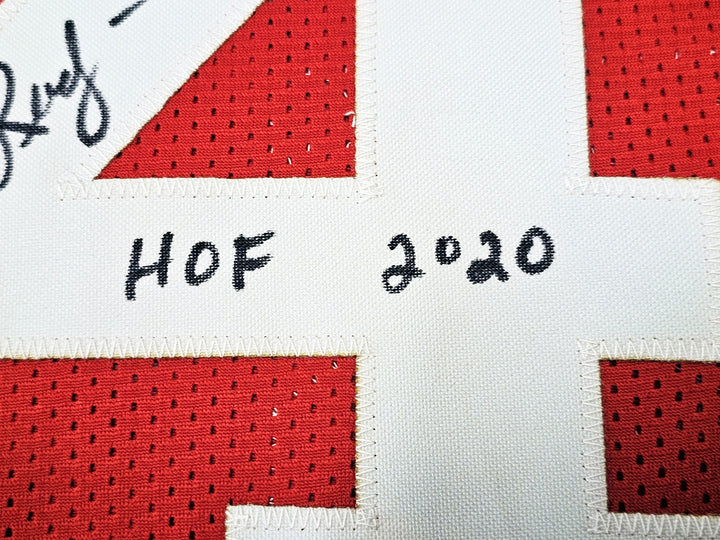 Houston Rockets Rudy Tomjanovich Signed Red Jersey "HOF 2020" JSA