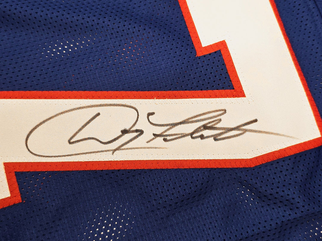 Buffalo Bills Doug Flutie Signed Blue Jersey Beckett Witness