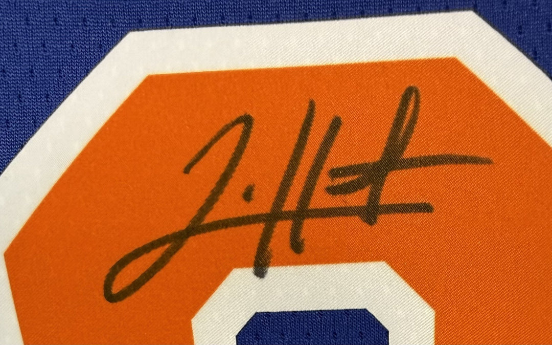 Josh Hart Signed NY Knicks Nike Jersey NY Forever Mint Auto Fanatics COA