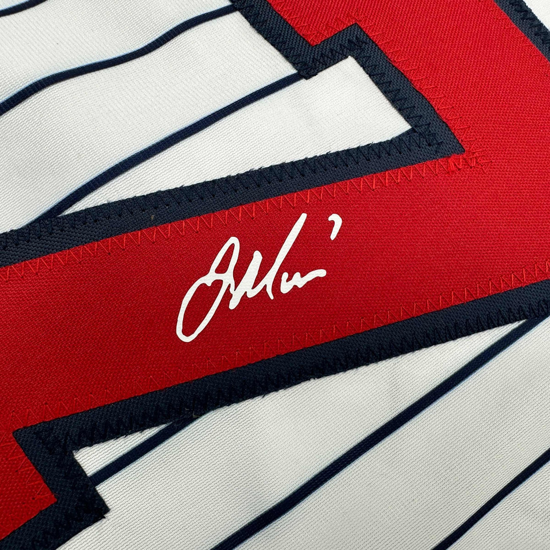 Facsimile Autographed Joe Mauer Minnesota Pinstripe Reprint Jersey Size Men's XL