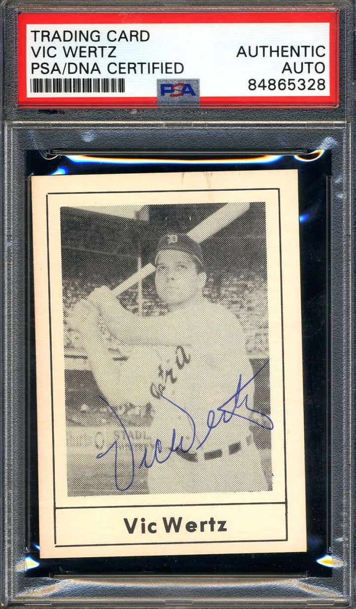 Vic Wertz PSA DNA Signed 1978 Grand Slam Autograph