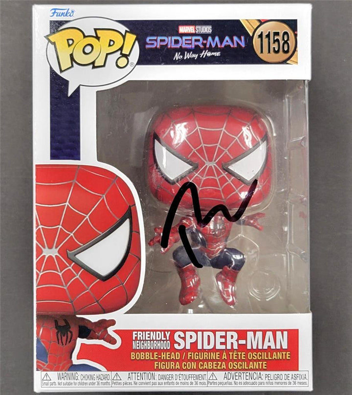 Tobey Maguire signed Spider-Man No Way Home Funko Pop 1158 autograph Beckett BAS