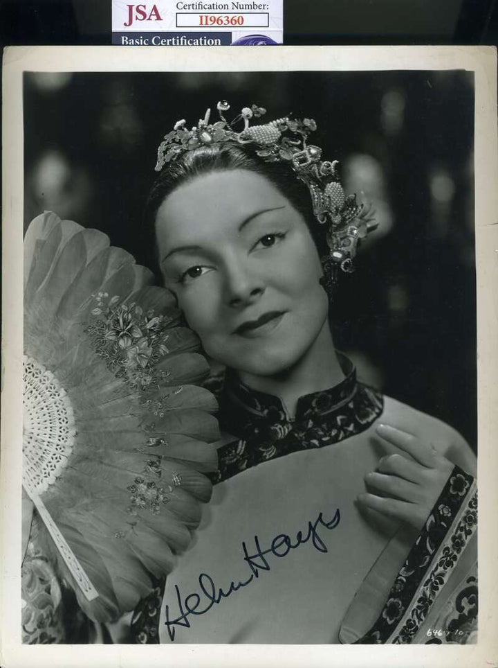 Helen Hayes JSA Cert Signed 8x10 Photo Autograph