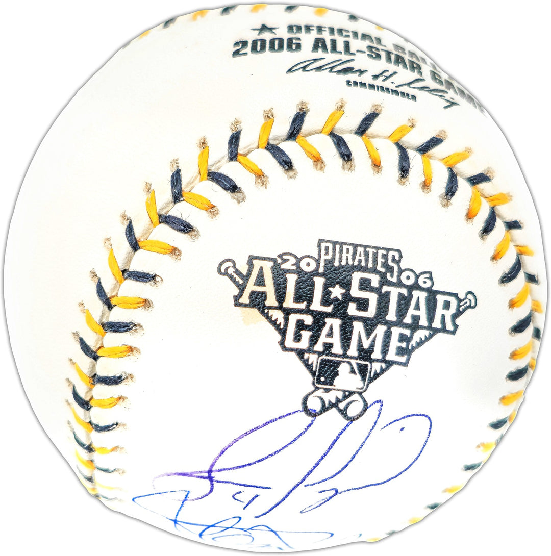 Ichiro Suzuki Jose Lopez Auto 2006 ASG Game Logo Baseball Mariners Beckett