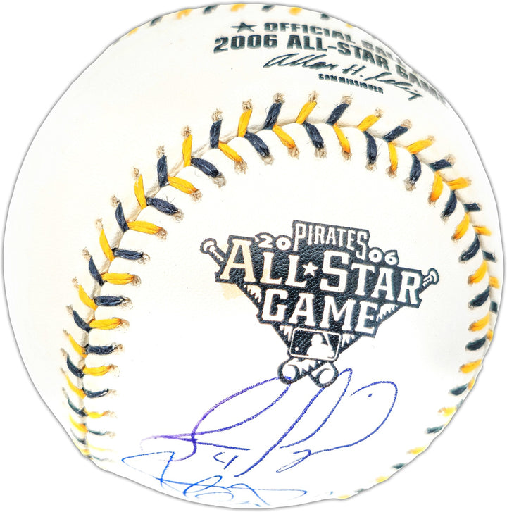 Ichiro Suzuki Jose Lopez Auto 2006 ASG Game Logo Baseball Mariners Beckett