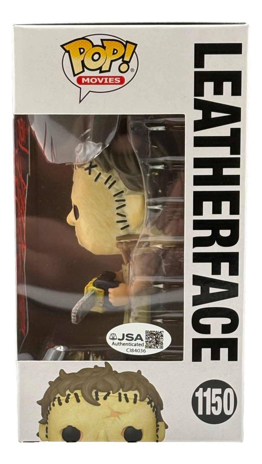Andrew Bryniarski Signed Texas Chainsaw Massacre Funko Pop #1150 Next JSA
