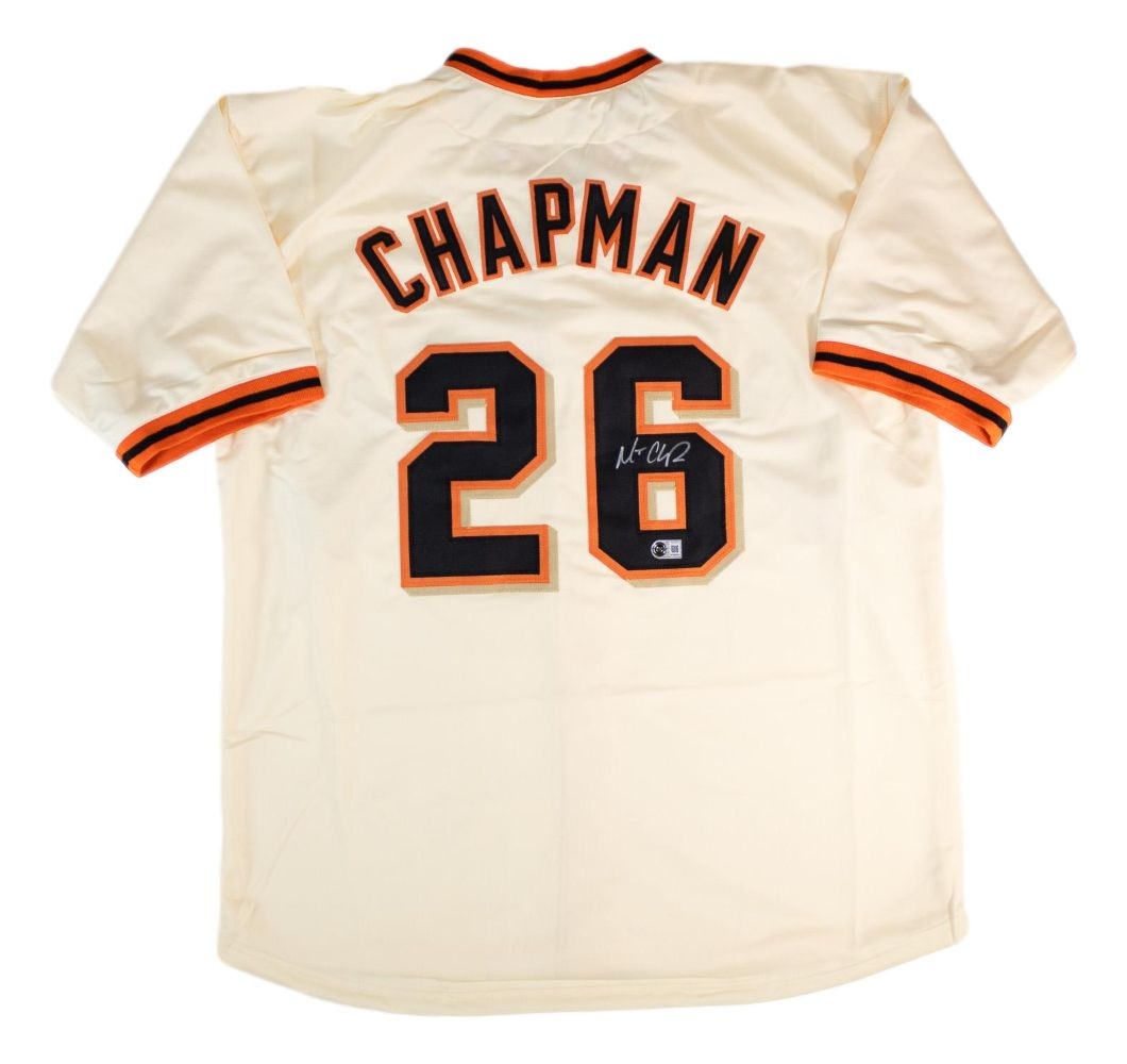 Matt Chapman San Francisco Signed Cream Baseball Jersey BAS