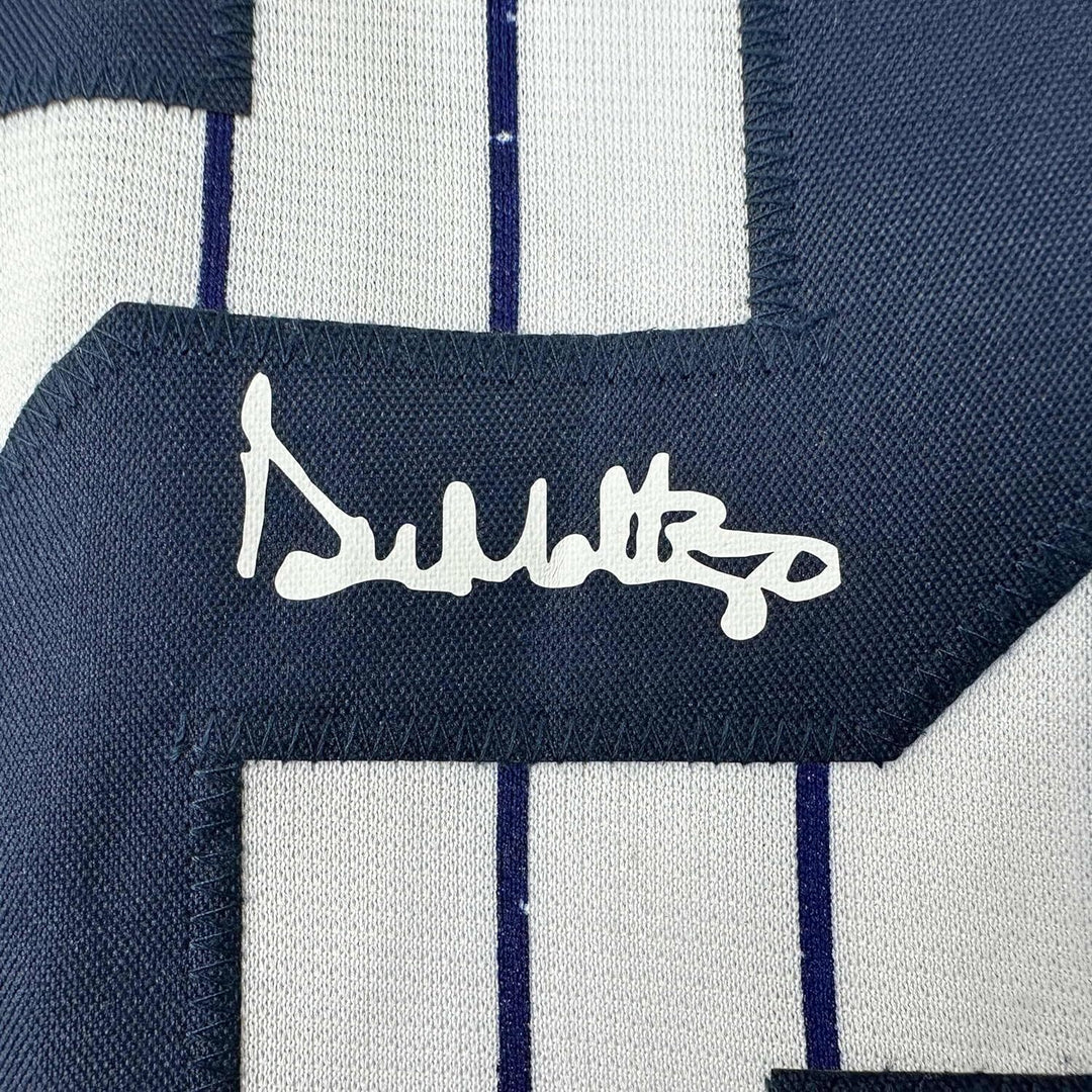 Framed Facsimile Autographed Don Mattingly 33x42 Reprint Laser Auto Jersey