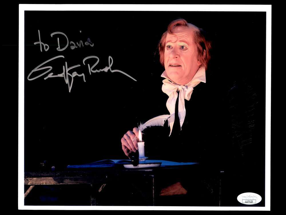 Geoffrey Rush JSA Coa Signed 8x10 Photo Autograph