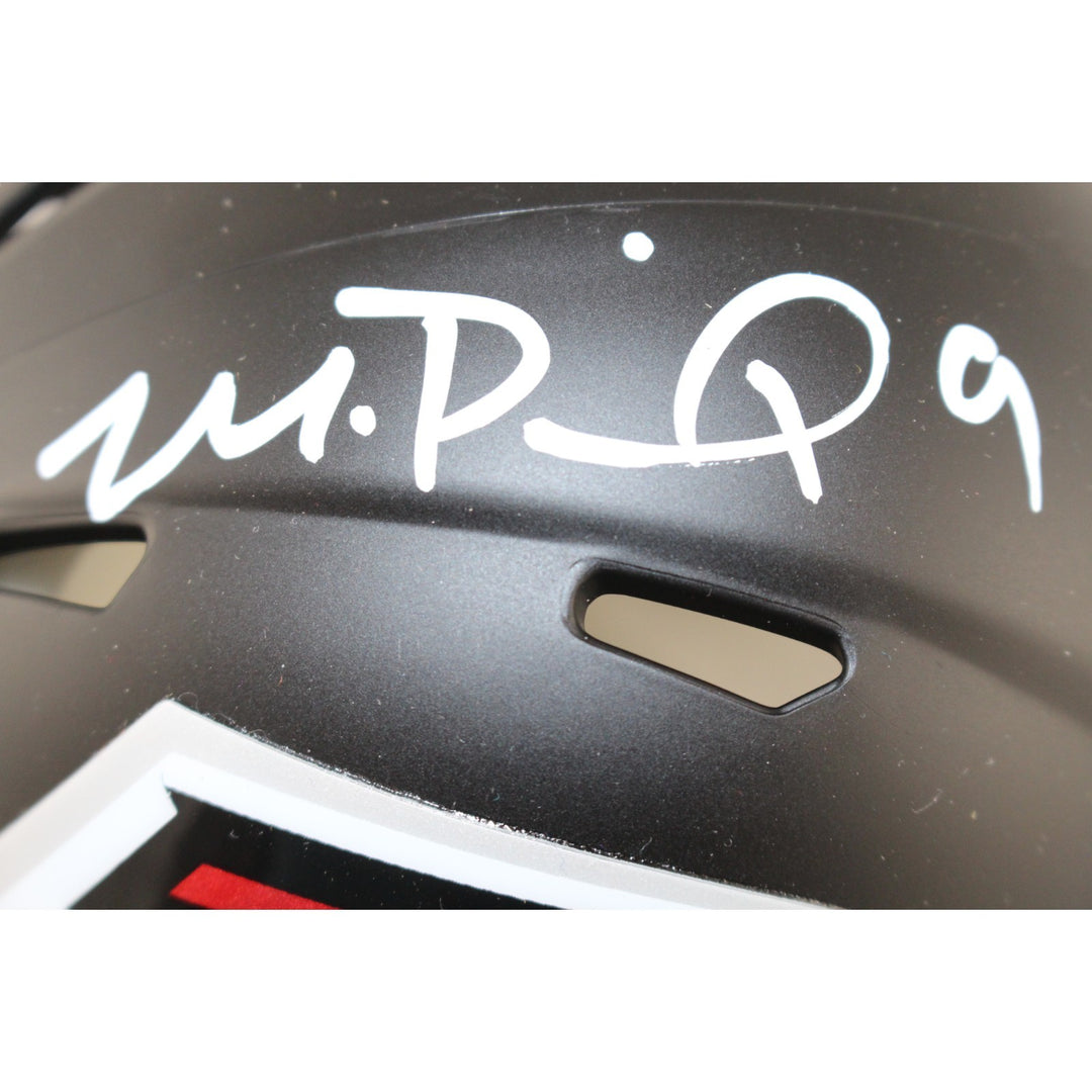 Michael Penix Autographed/Signed Atlanta Falcons Mini Helmet Beckett 53653