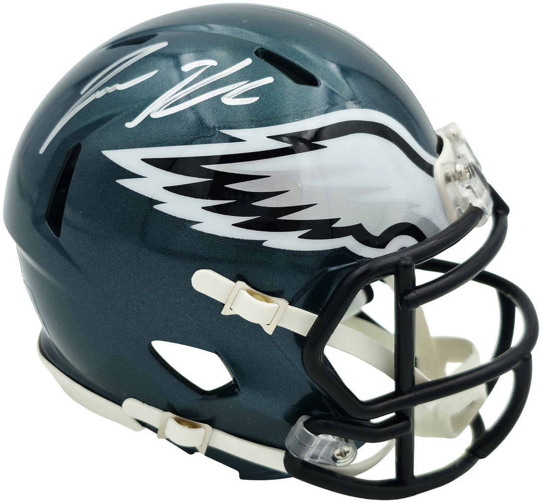 Jason Kelce Signed Philadelphia Eagles Green Speed Mini Helmet PSA/DNA ITP