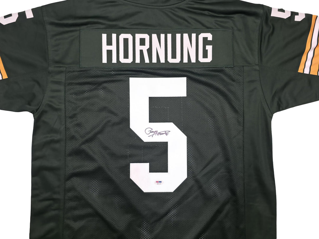 Green Bay Packers Paul Hornung Signed Green Jersey PSA/DNA ITP