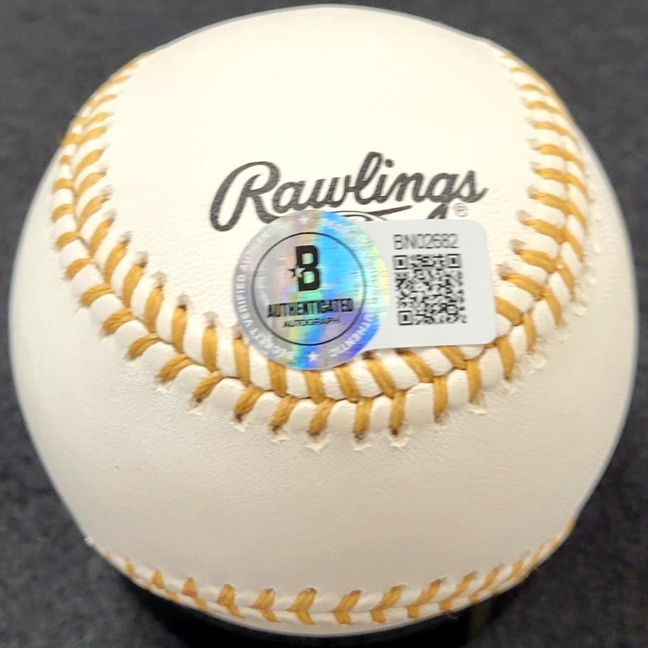 Andrelton Simmons autograph signed Gold Glove MLB Baseball auto ~ Beckett BAS