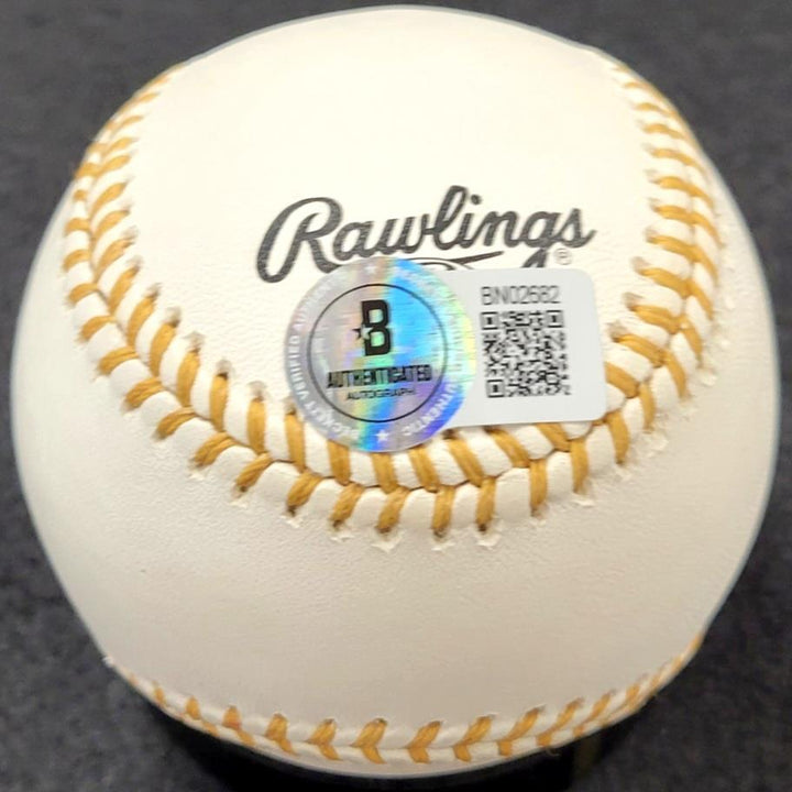 Andrelton Simmons autograph signed Gold Glove MLB Baseball auto ~ Beckett BAS