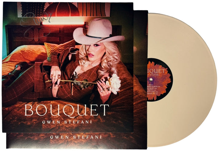 Gwen Stefani signed 2024 Bouquet 11.5x11.5 Art Card/Album Cover/LP/Vinyl - COA