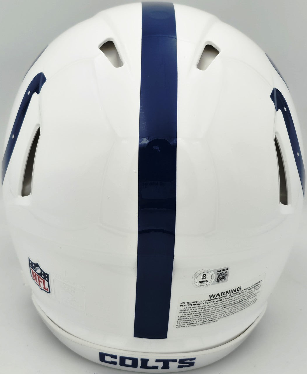 Reggie Wayne Signed Colts White 2020 Alt Full Size Authentic Helmet BAS