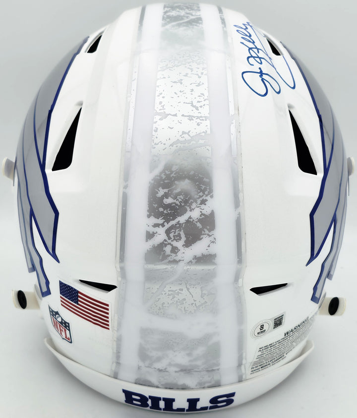 Jim Kelly, Thomas & Reed Auto Bills White FS Authentic Hyper Speed Flex Helmet