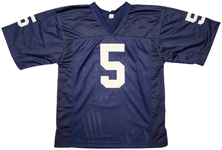 Penn State Nittany Lions Jahan Dotson Autographed Signed Blue Jersey Beckett