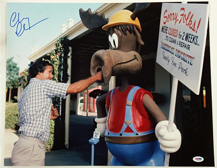 CHEVY CHASE Signed National Lampoon's 16x20 Photo Walley World ~ PSA/DNA COA (A)