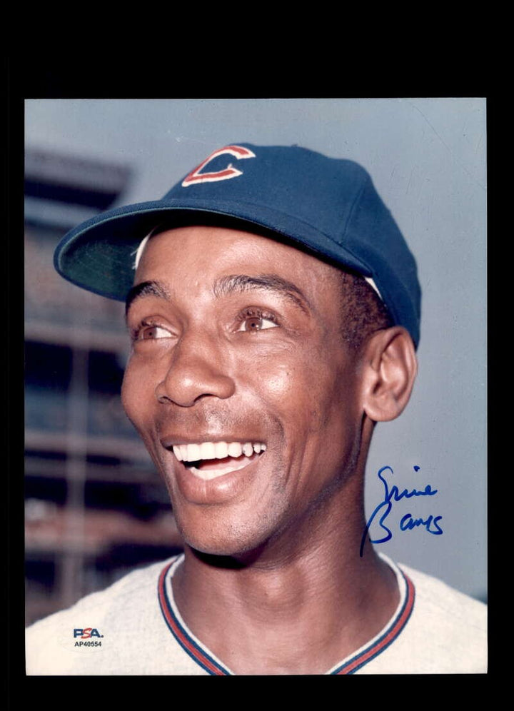 Ernie Banks PSA DNA Coa Autograph 8x10 Photo Signed Cubs